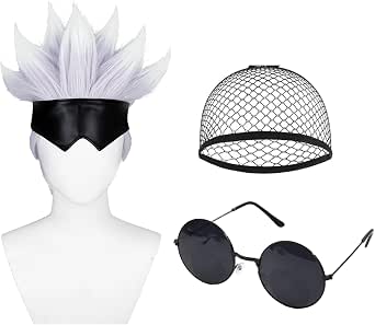 Gojo Satoru Wig Headband Mask